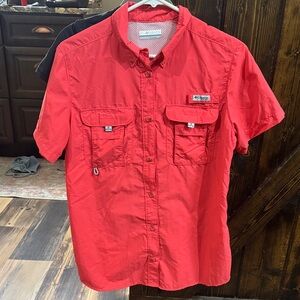 Columbia Women’s Vibrant Pink Fishing Shirt